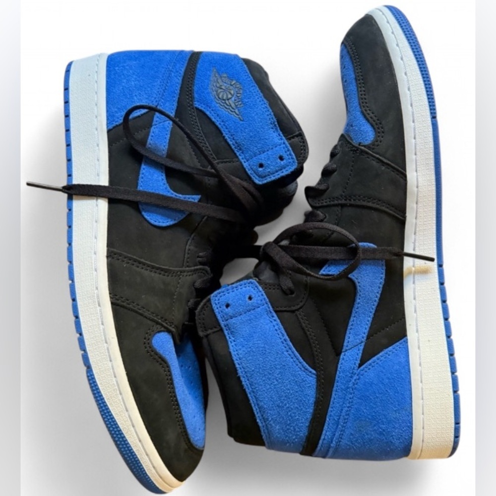 Nike Air Jordan 1 Retro High OG Royal Reimagined Sneakers Black/Blue Men Size 13